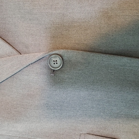 Dove Gray One-button Tropical Blazer XXL - Picture 8 of 15